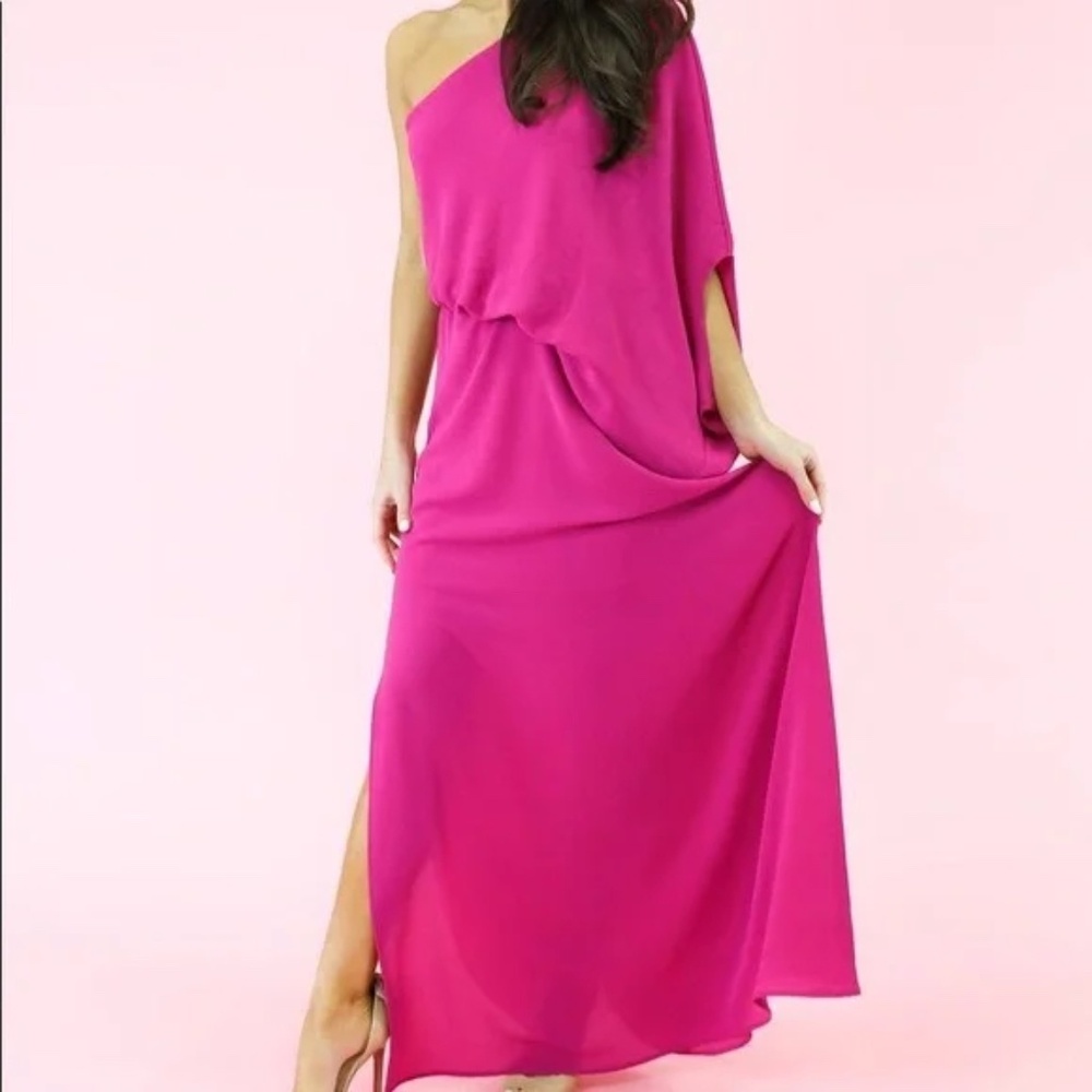 TEGGY ONE SHOULDER MAXI DRESS Judith March